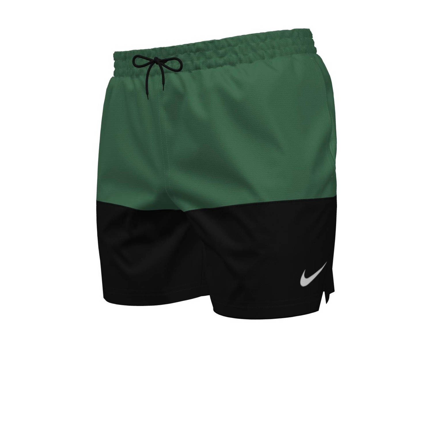 Nike zwemshort Split groen zwart