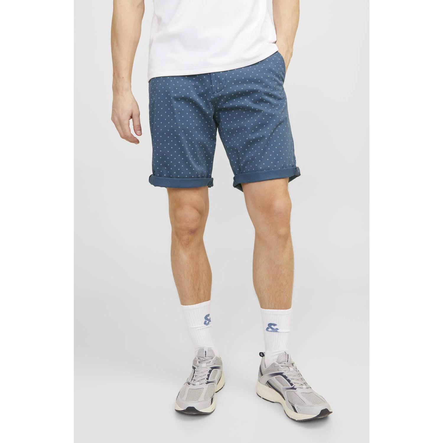 JACK & JONES PANTS STUDIO regular fit short JPSTBOWIE met all over print