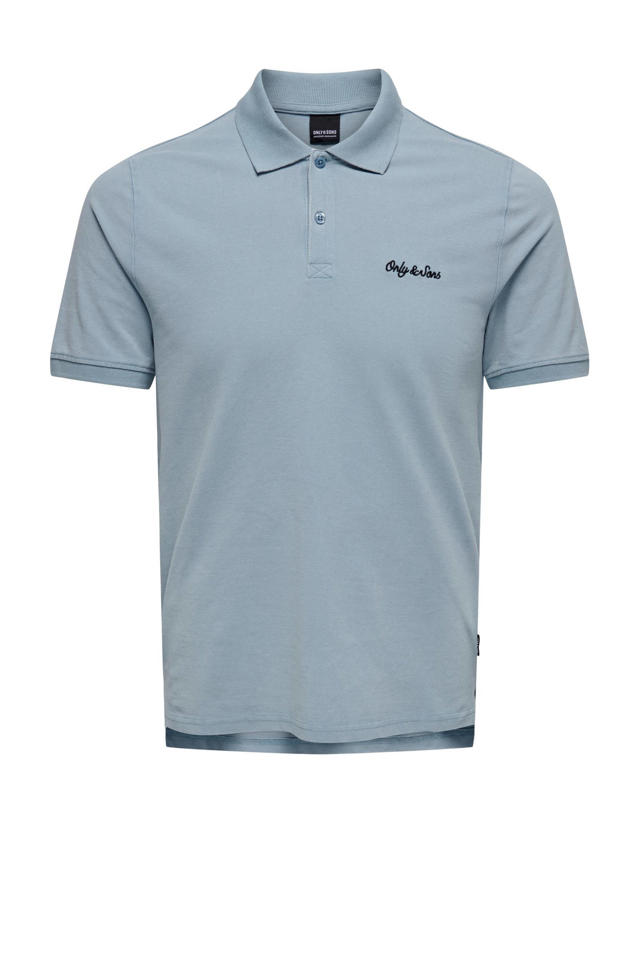 ONLY SONS slim fit polo ONSARTHUR met logo wehkamp