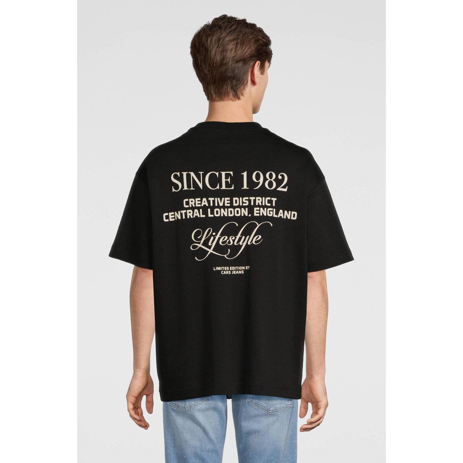 Cars T-shirt CLUB met backprint zwart