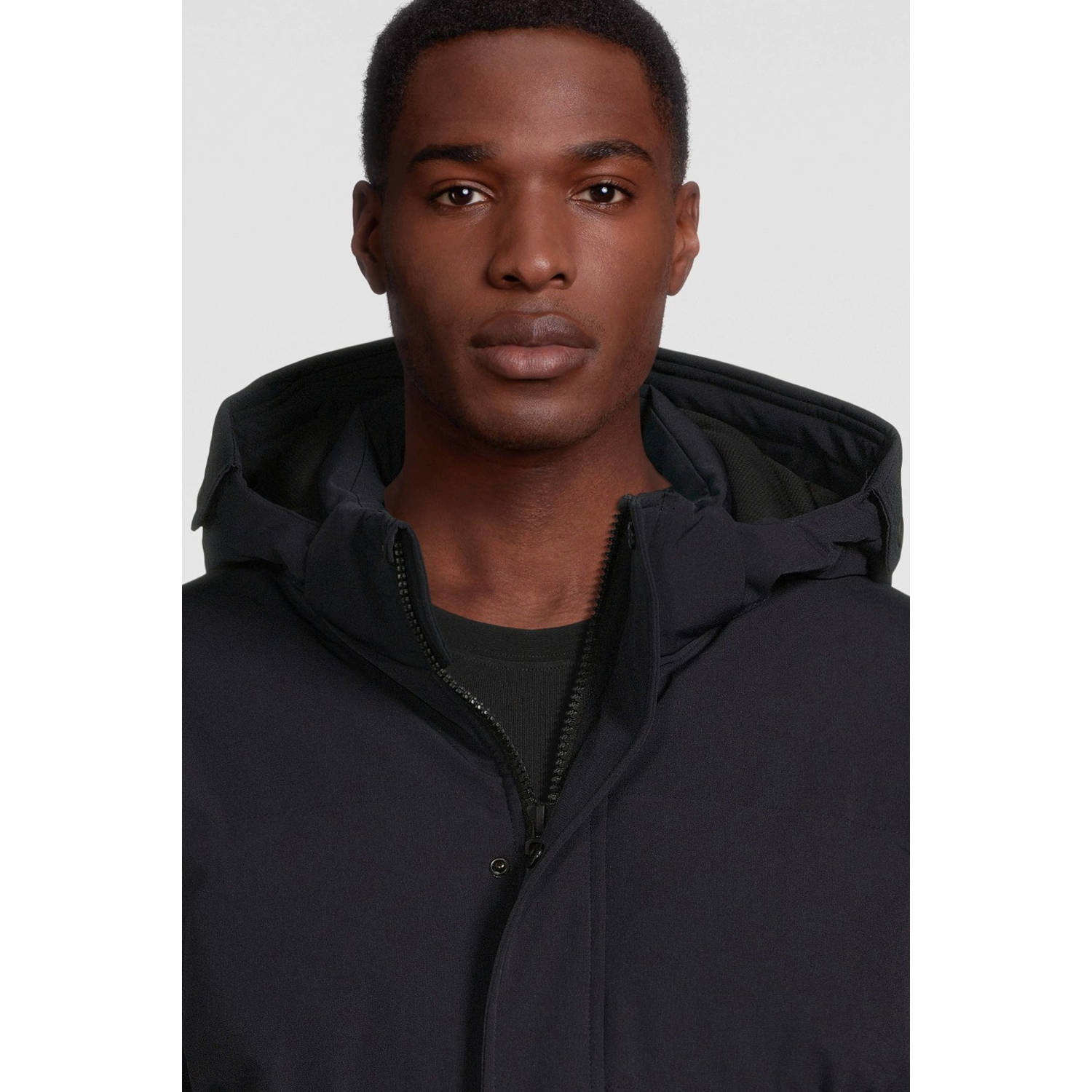 Cars gewatteerde winterjas Bronx donkerblauw