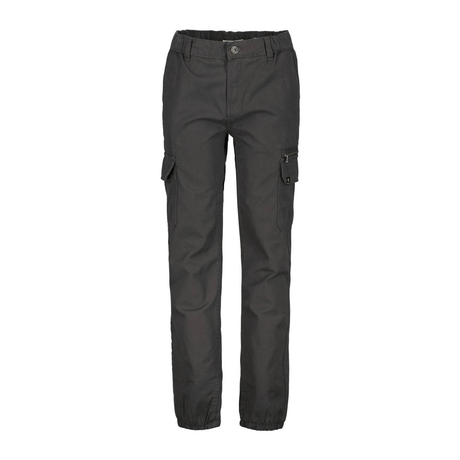 Garcia regular fit cargobroek Grijs Jongens Katoen Effen 128