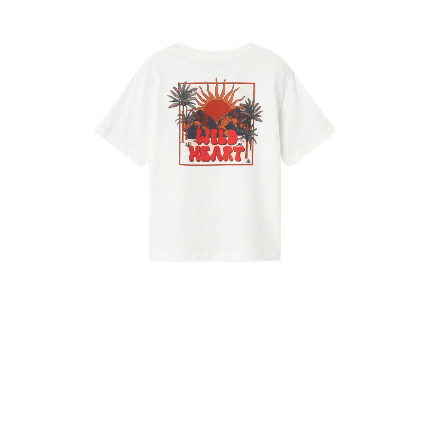 NAME IT KIDS top NKFDIDYA met backprint offwhite