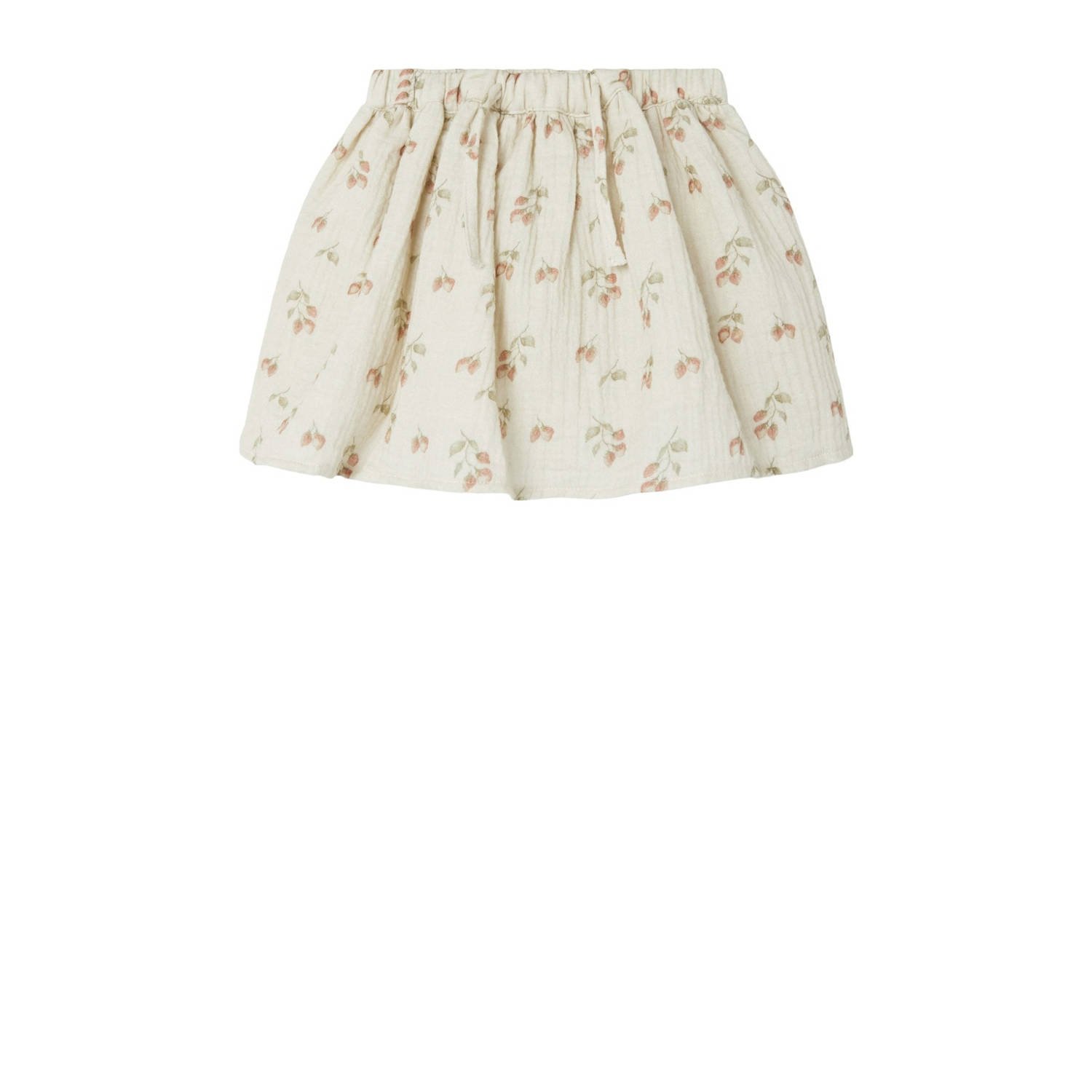 LIL' ATELIER MINI rok met all over print beige roze Meisjes Katoen All over print 122