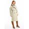 Anytime oversized wollen jas crème