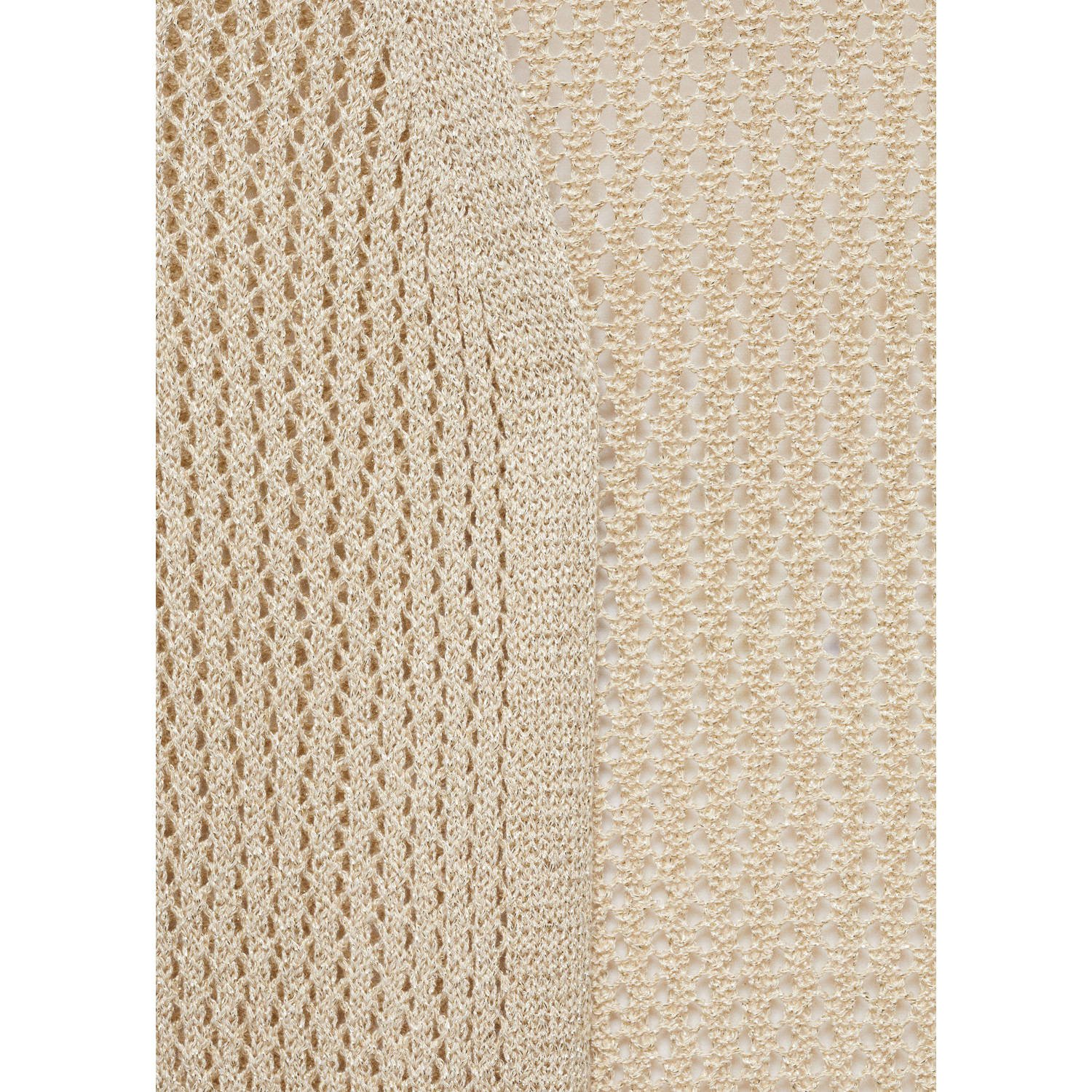 Mango Kids gebreid gilet goud
