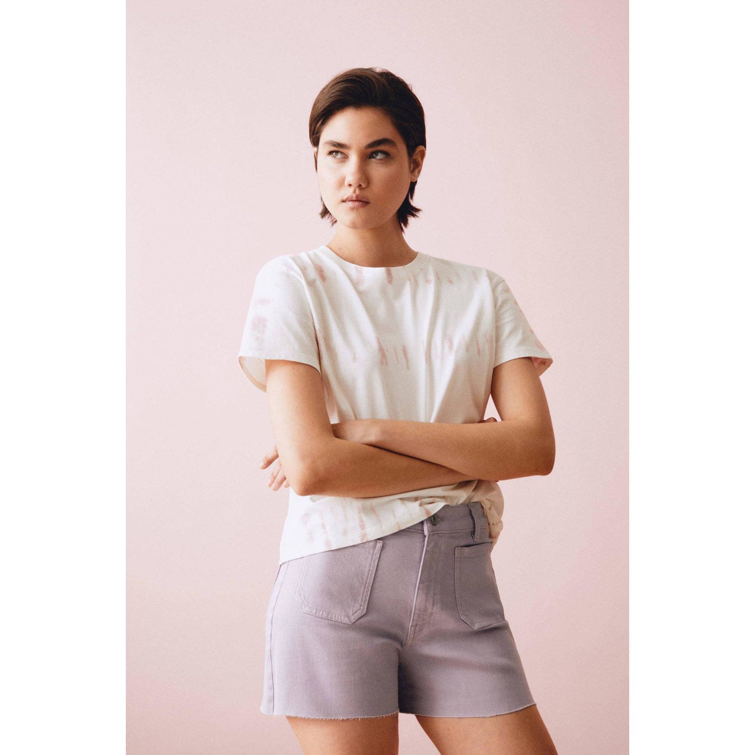 Mango Kids denim short lila