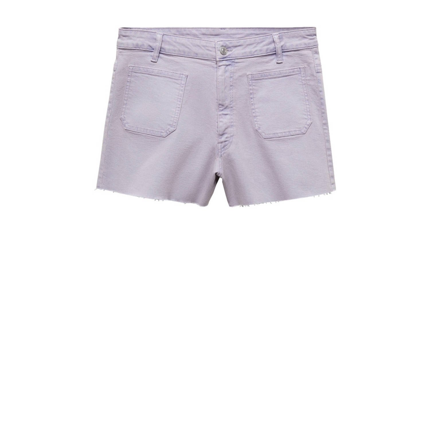 Mango Kids denim short lila Korte broek Paars Effen 152 164 XL