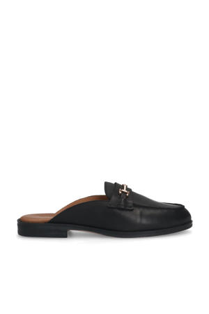   leren loafers zwart