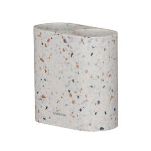 tandenborstelhouder Blend dubbel vrijstaand Terrazzo (12x10.8 cm)