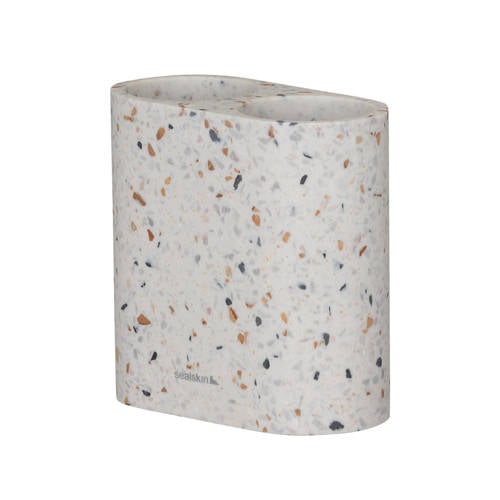 Sealskin tandenborstelhouder Blend dubbel vrijstaand Terrazzo (12x10.8 cm) afbeelding