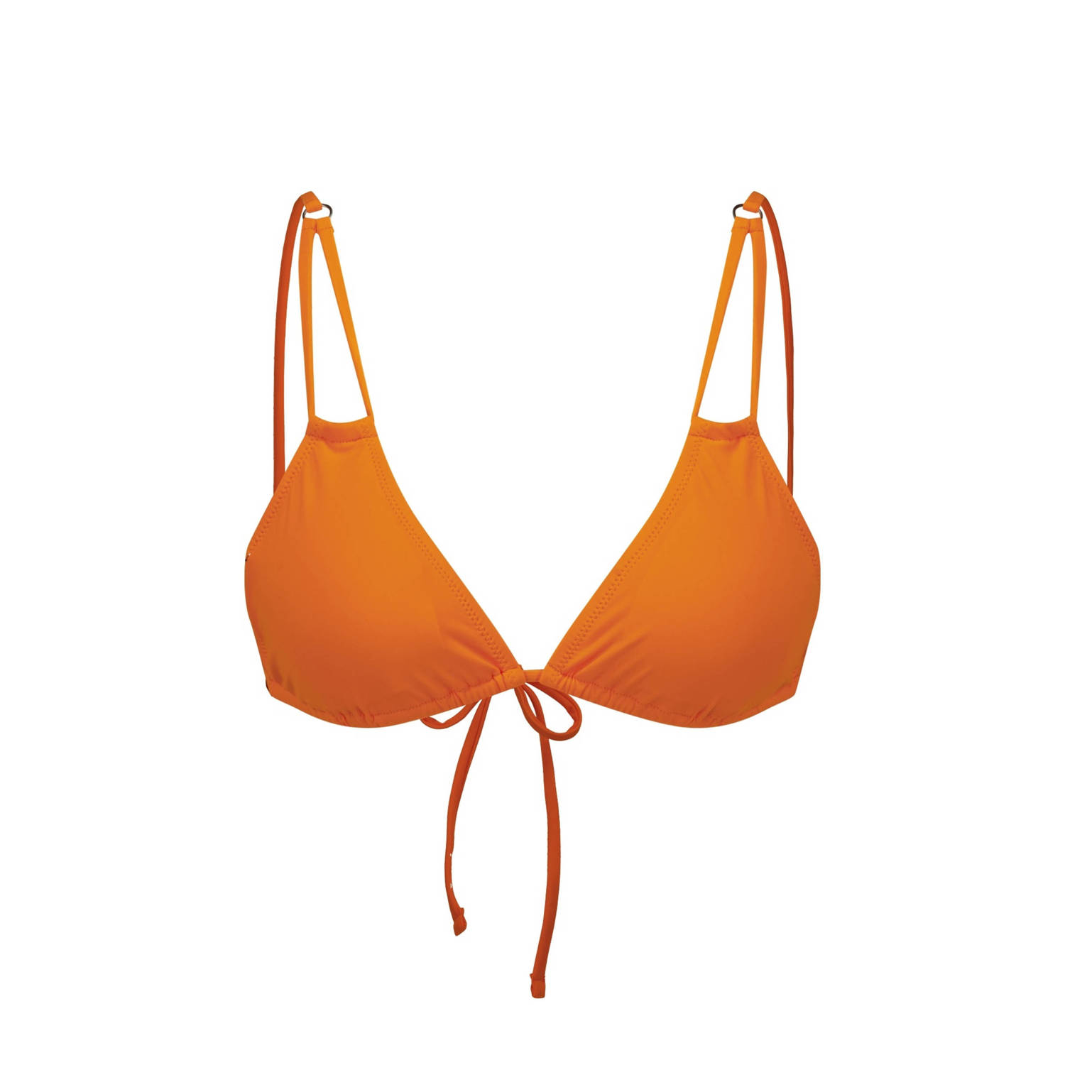 America Today voorgevormde triangel bikinitop Amber oranje