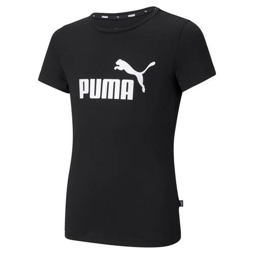 Puma T-shirt met logo zwart afbeelding