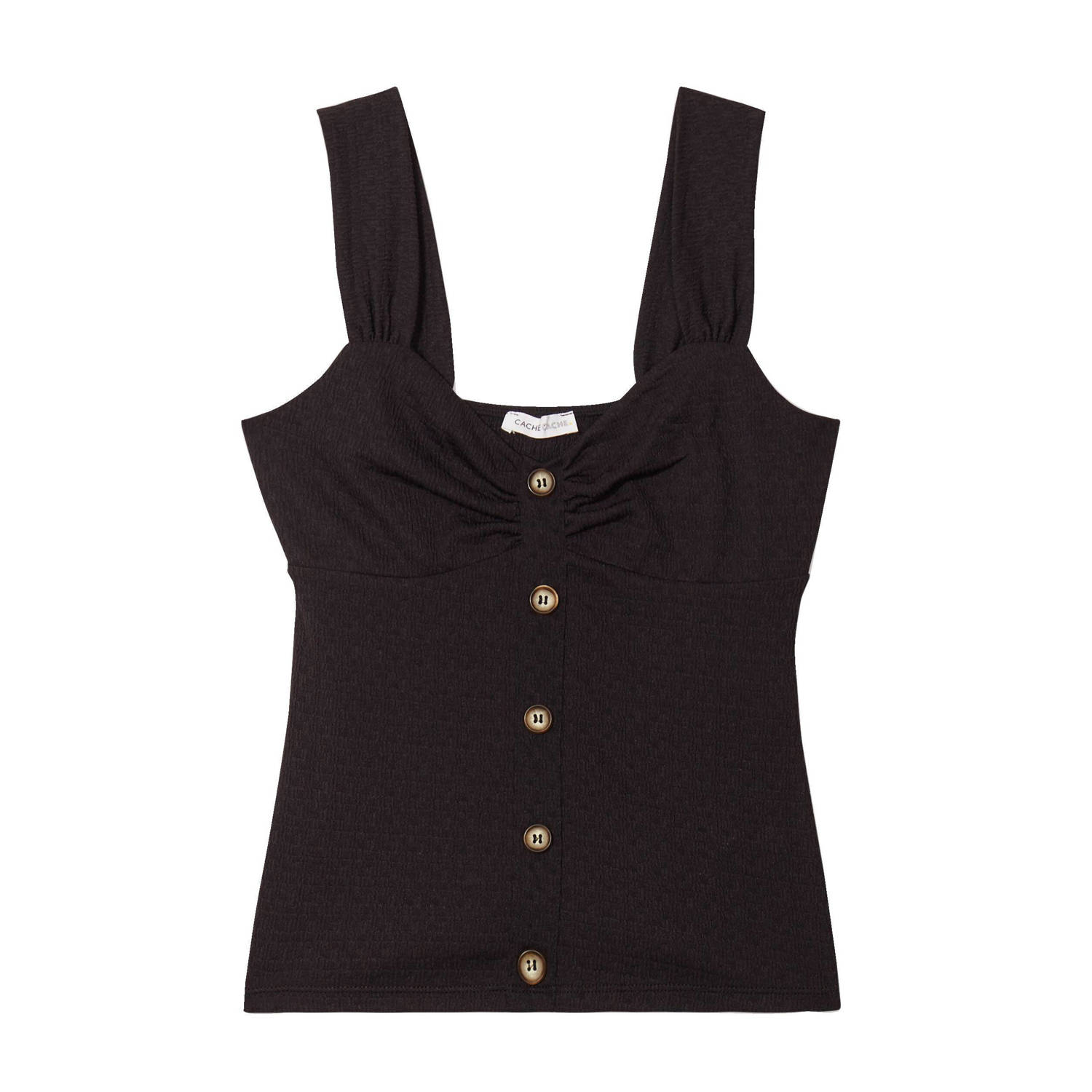 Cache top zwart