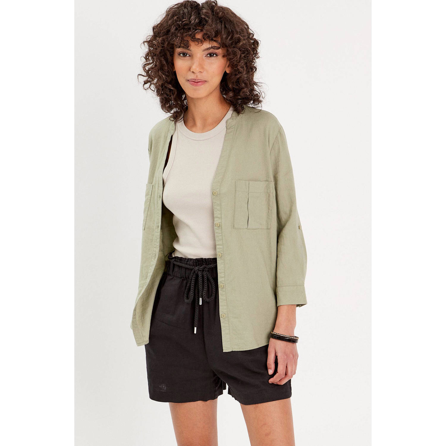 Cache blouse lichtkaki