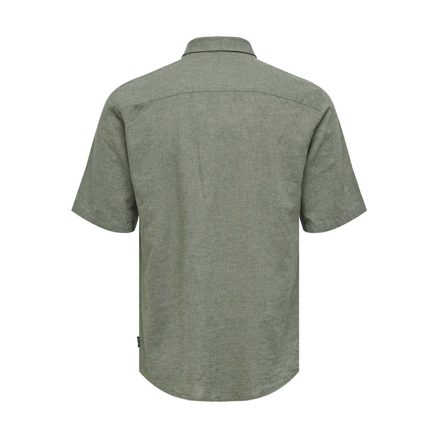ONLY & SONS slim fit overhemd ONSCAIDEN swamp