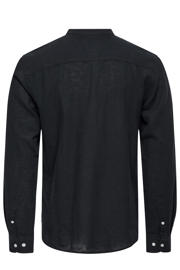 thumbnail: ONLY & SONS slim fit overhemd met linnen ONSCAIDEN black