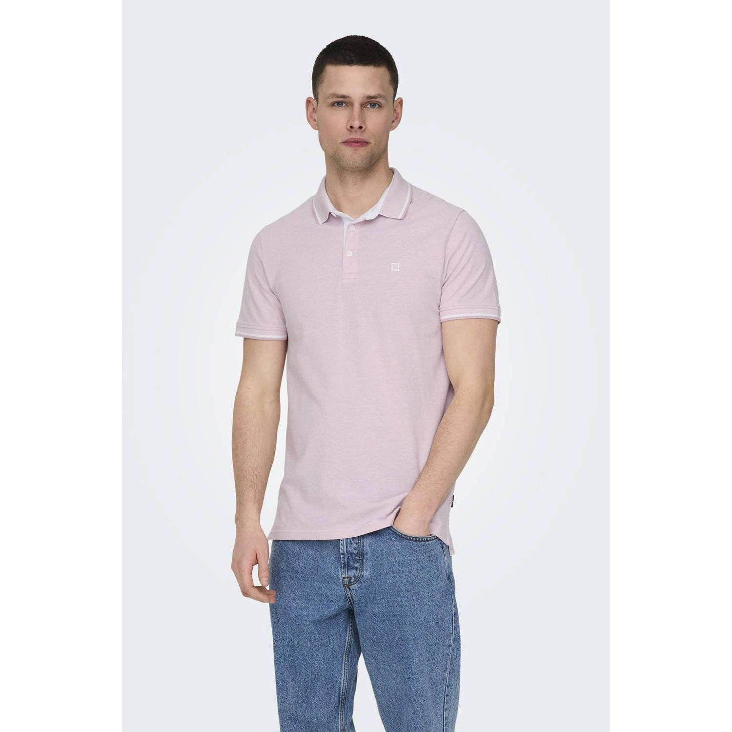 ONLY & SONS slim fit polo ONSFLETCHER met logo