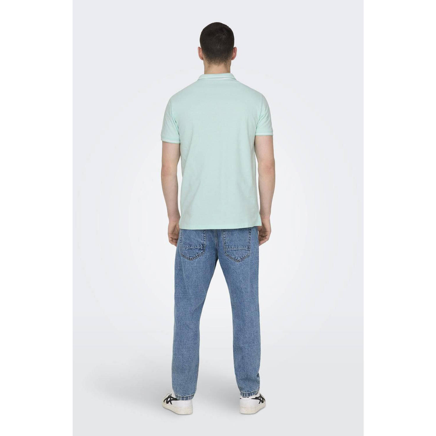 ONLY & SONS slim fit polo ONSFLETCHER yucca