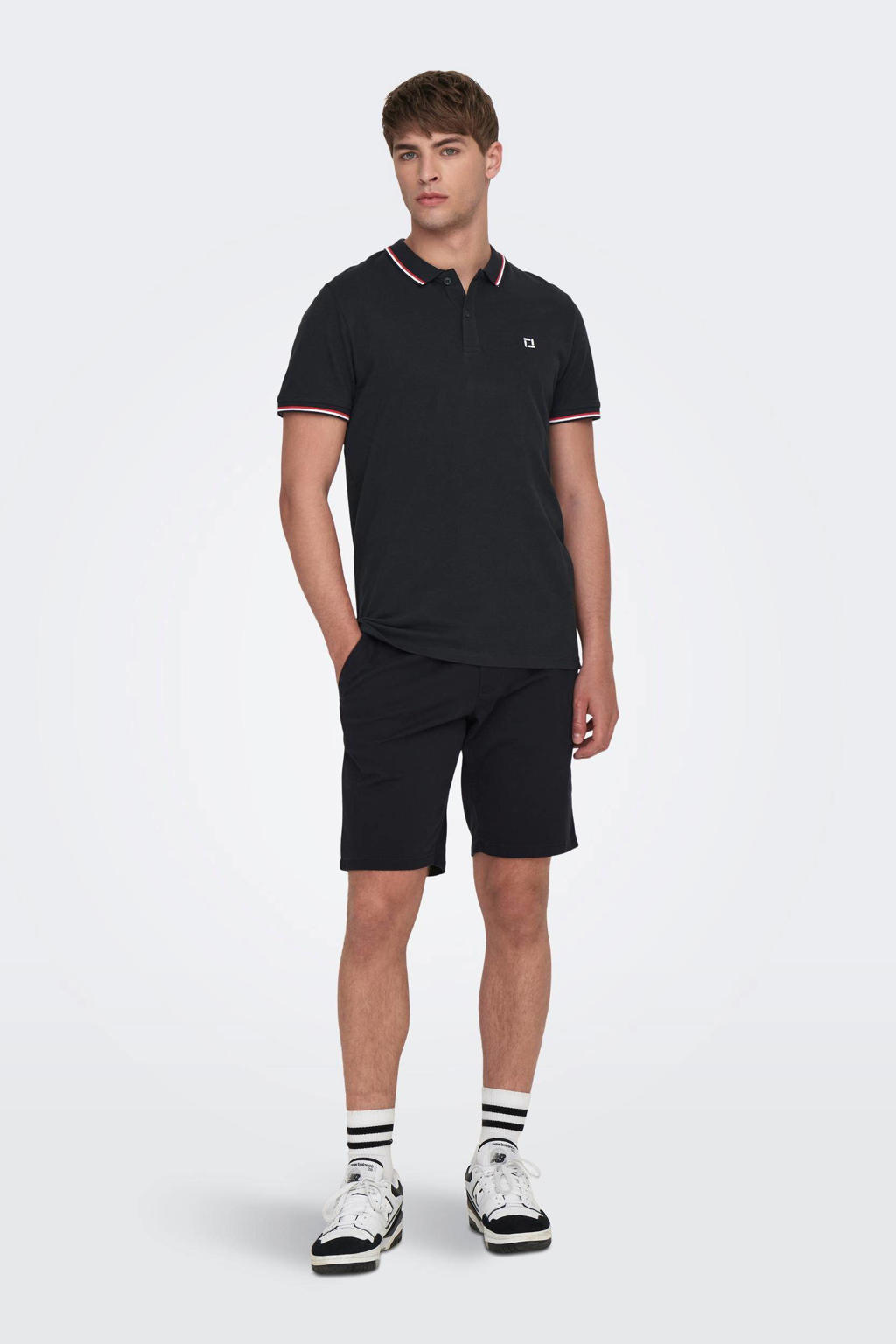 ONLY & SONS slim fit polo ONSFLETCHER dark navy