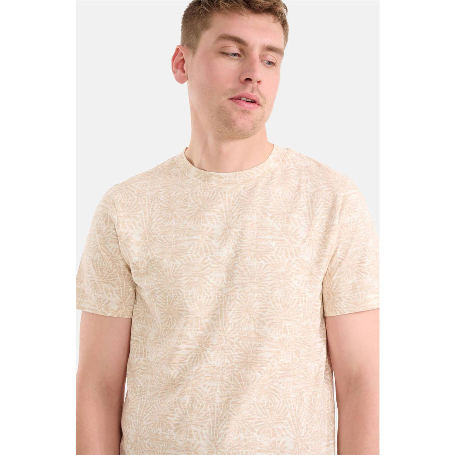 Shoeby T-shirt met all over print beige