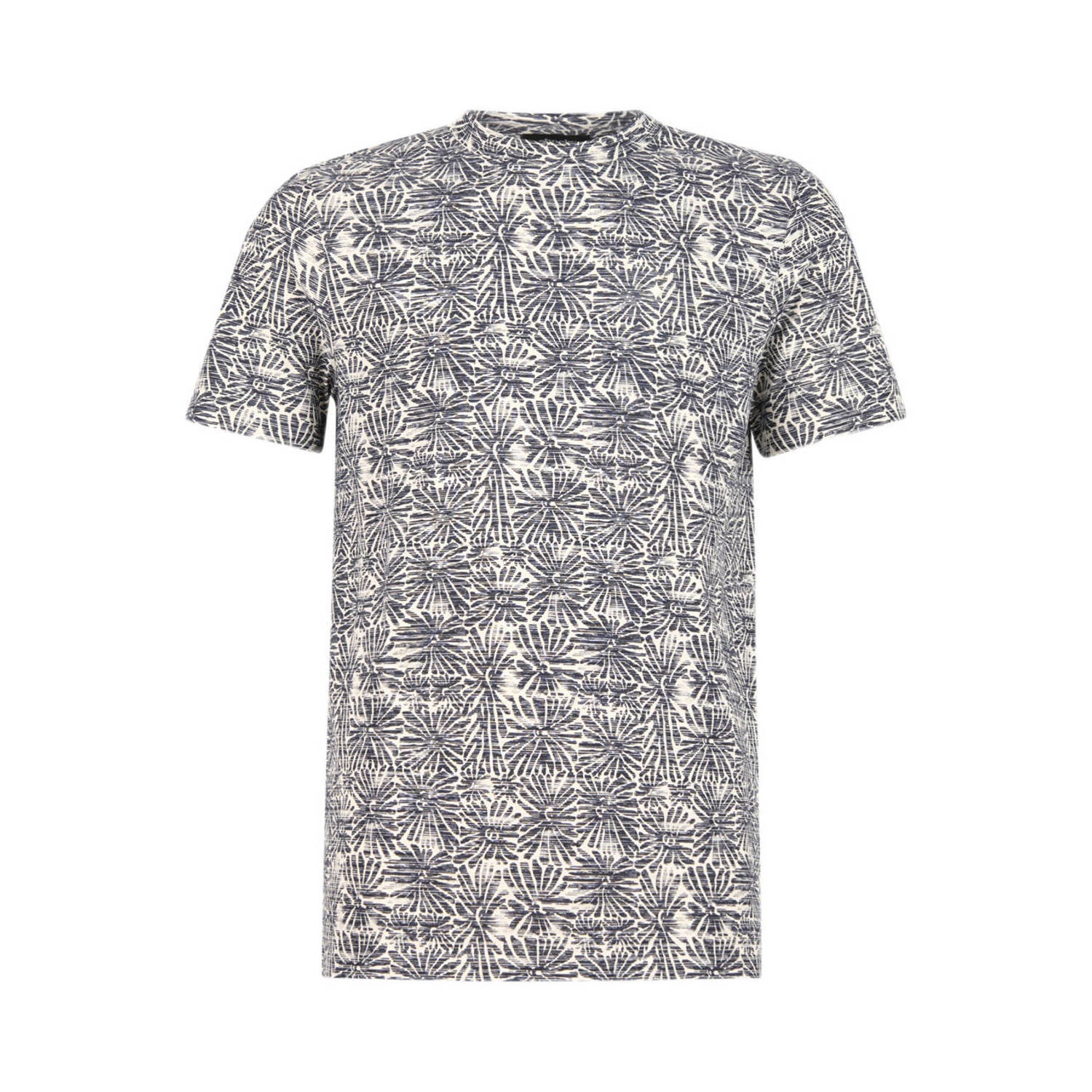 Shoeby T-shirt met all over print zwart wit