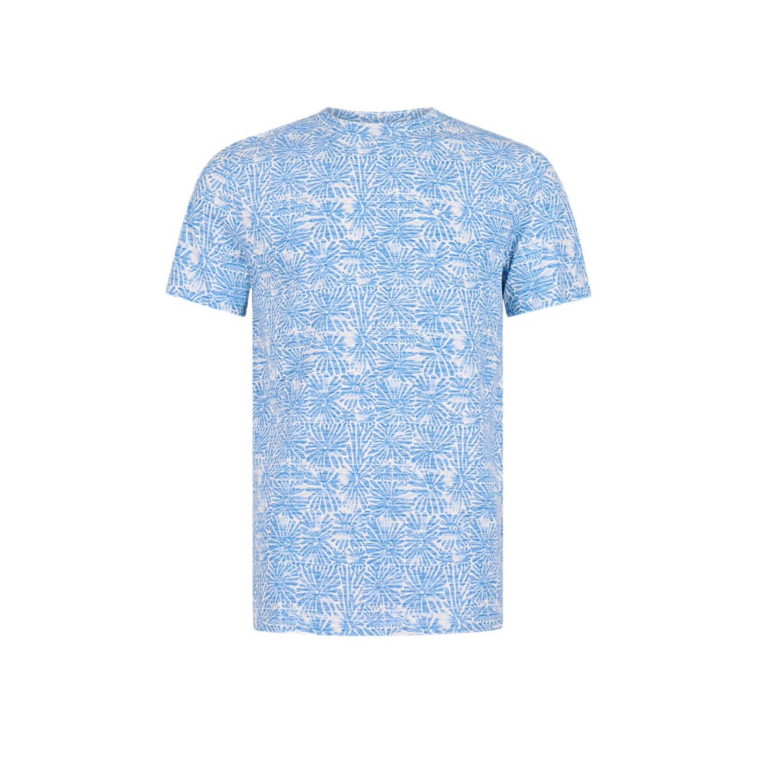 Shoeby T-shirt met all over print light blue