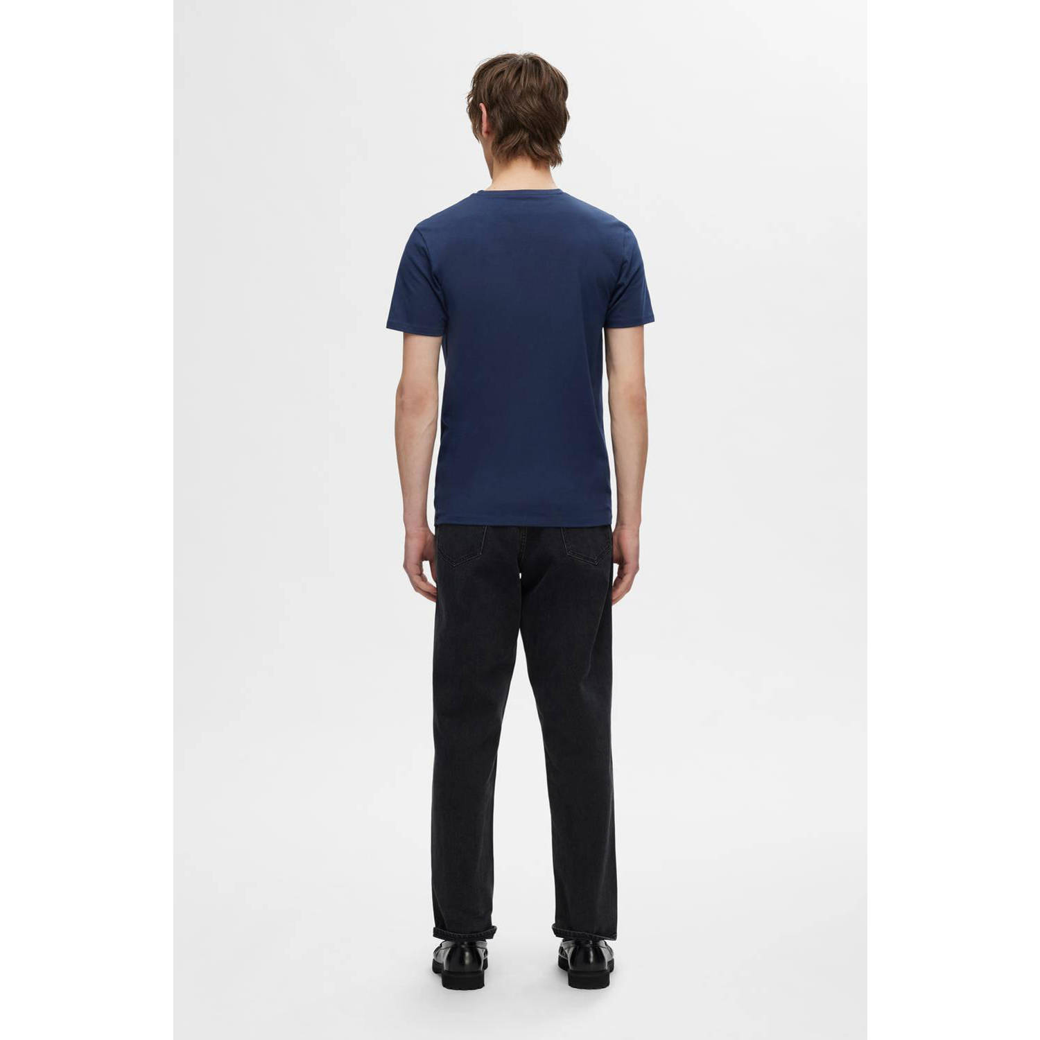SELECTED HOMME T-shirt SLHROLAND (set van 3)
