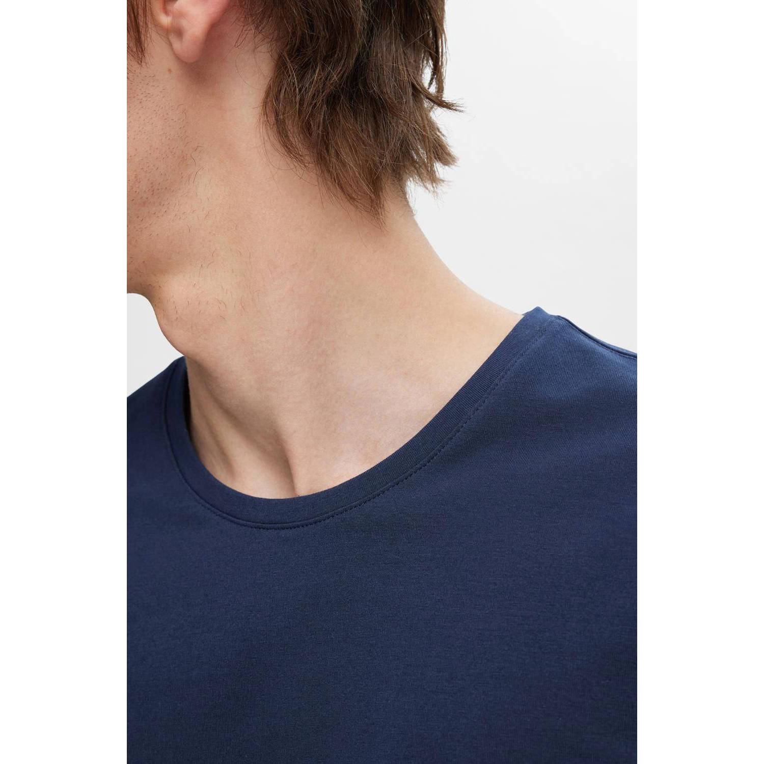SELECTED HOMME T-shirt SLHROLAND (set van 3)