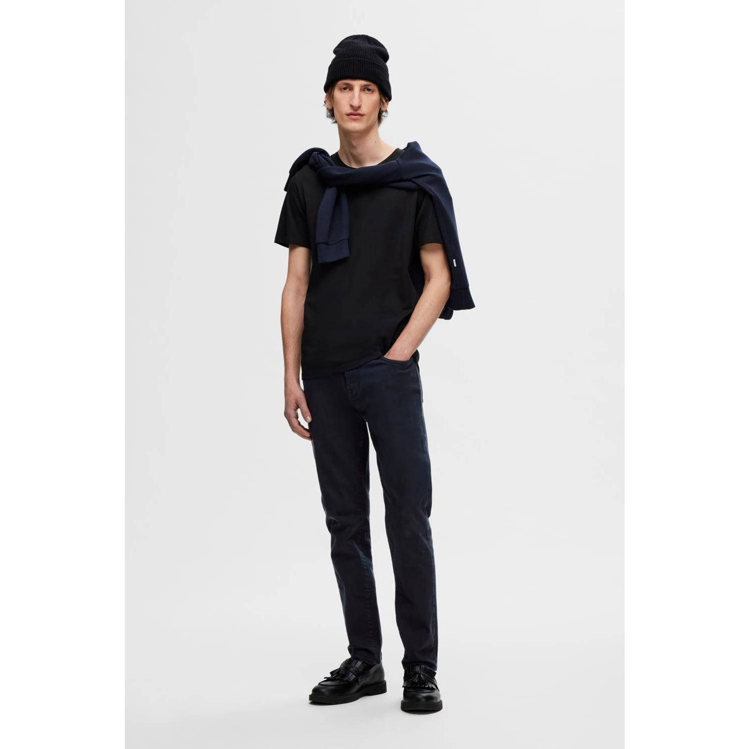SELECTED HOMME T-shirt SLHROLAND (set van 3)