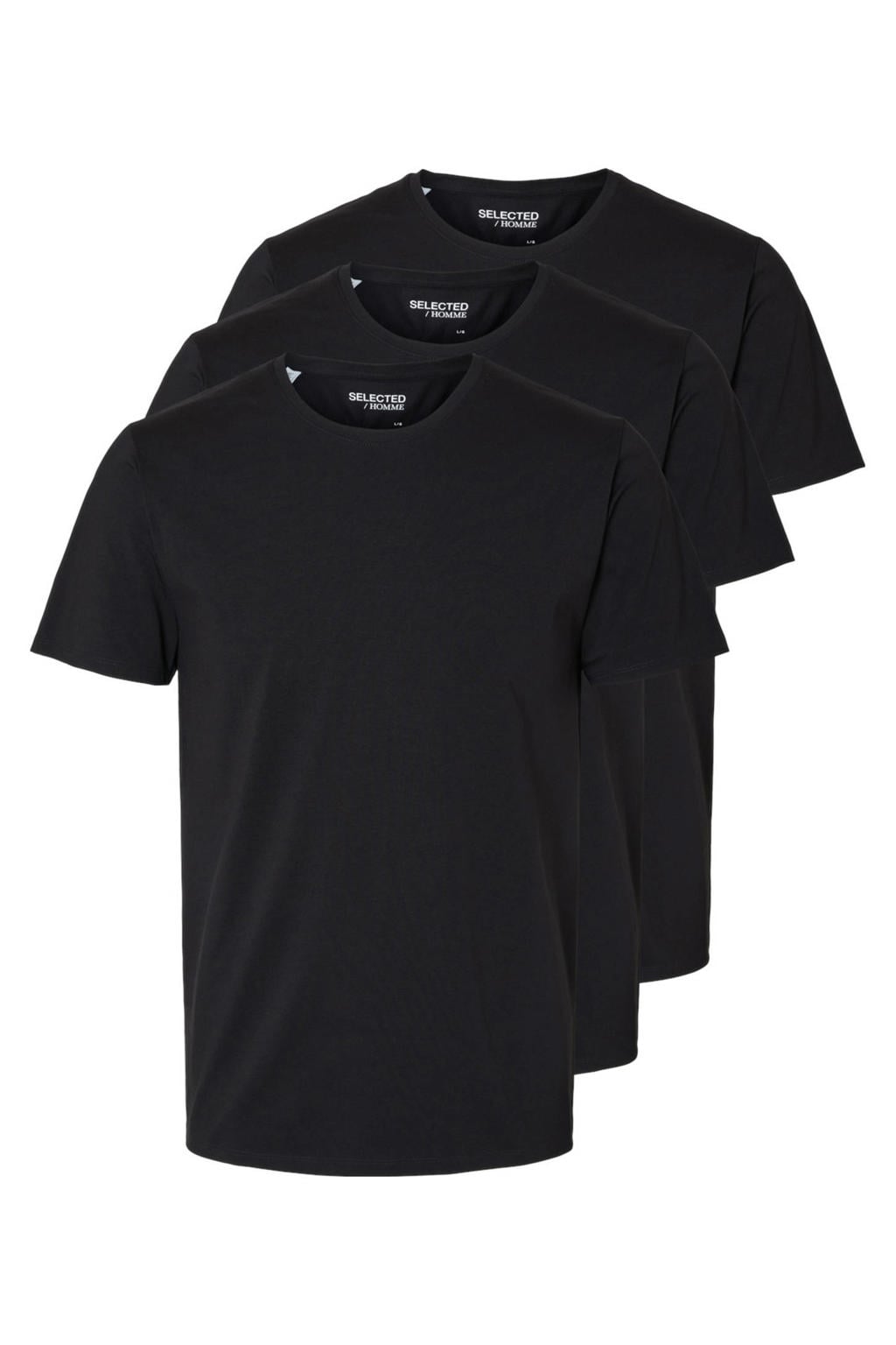 Selected T-shirt SLHROLAND - (set van 3)