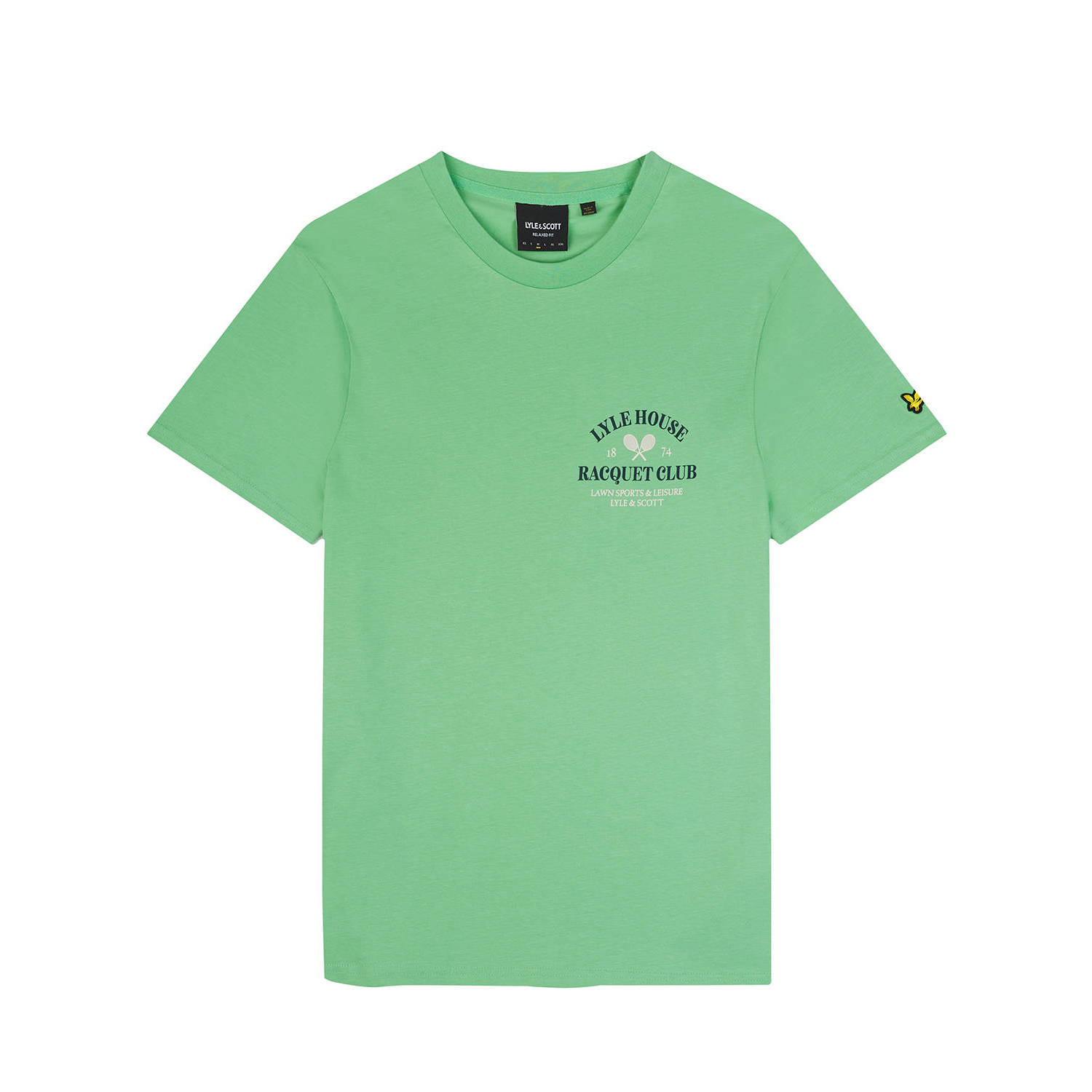 Lyle & Scott T-shirt met printopdruk groen