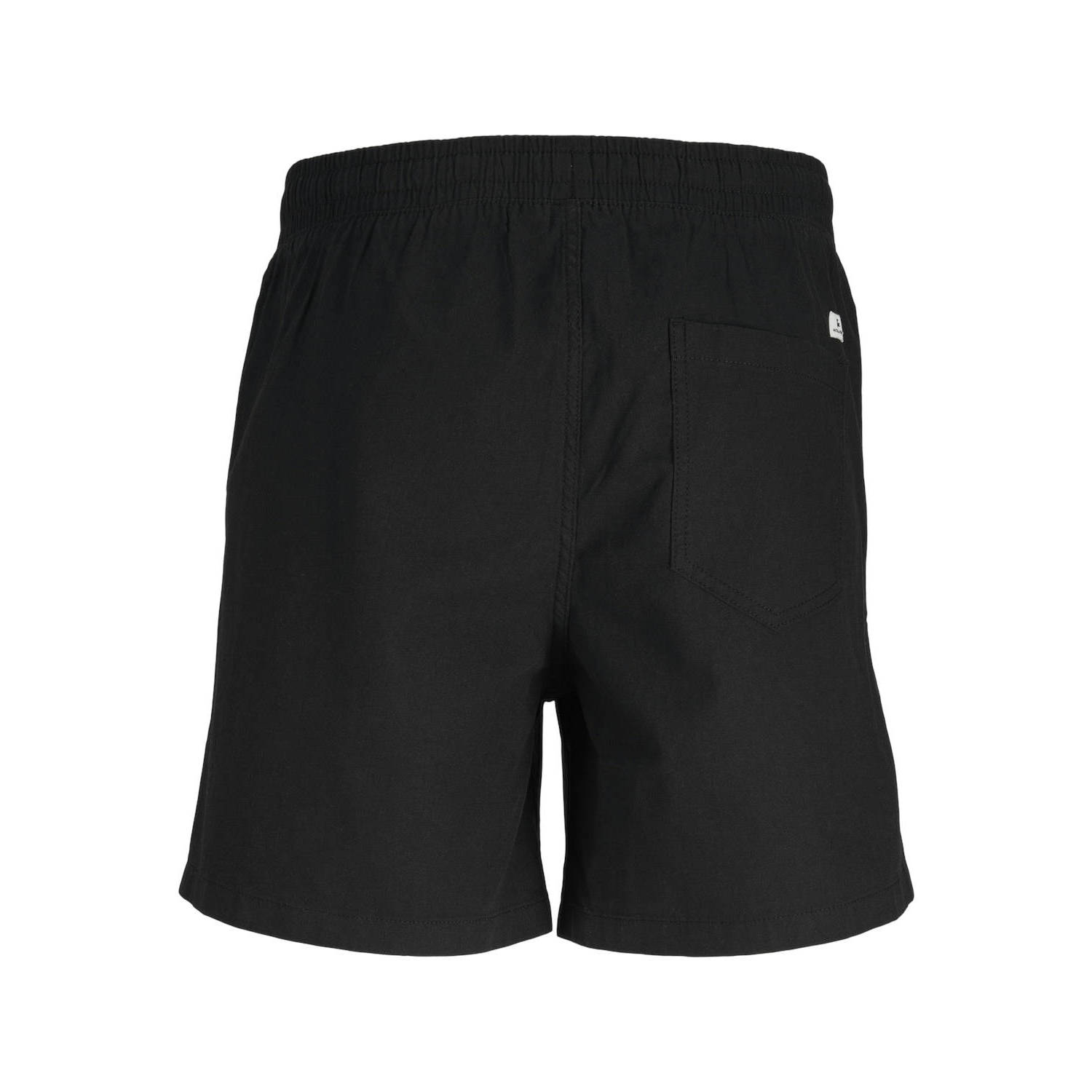 JACK & JONES PANTS STUDIO regular fit short JPSTJAIDEN met logo zwart