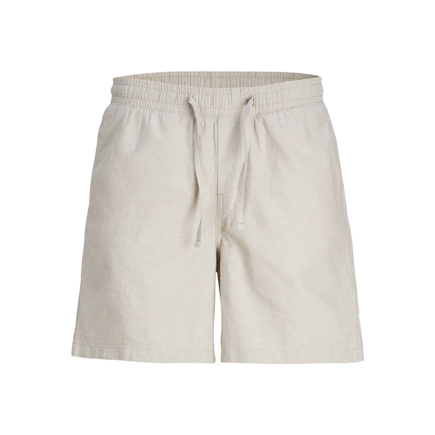 JACK & JONES PANTS STUDIO regular fit short JPSTJAIDEN met logo crockery