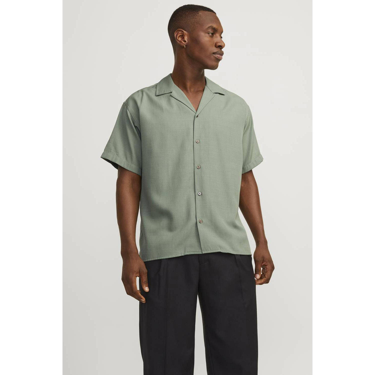 JACK & JONES PREMIUM regular fit overhemd JPRCCAARON lily pad