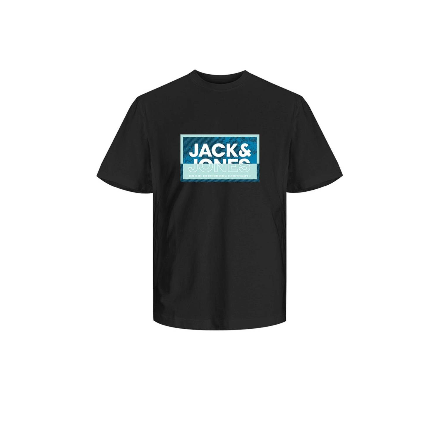 Jack & Jones T-shirt JCOLOGAN SUMMER PRINT TEE CREW NECK FST