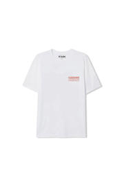 thumbnail: On Vacation Club T-shirt Less Upsetti met backprint wit/rood