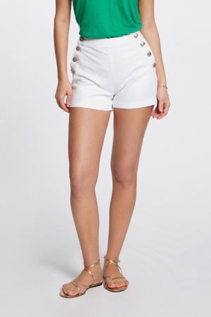 relaxed short ecru