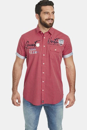 casual overhemd rood