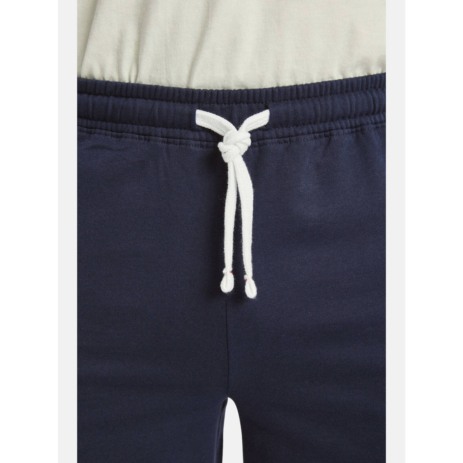 Jan Vanderstorm loose fit sweatshort HARAL Plus Size grijs blauw (set van 2)
