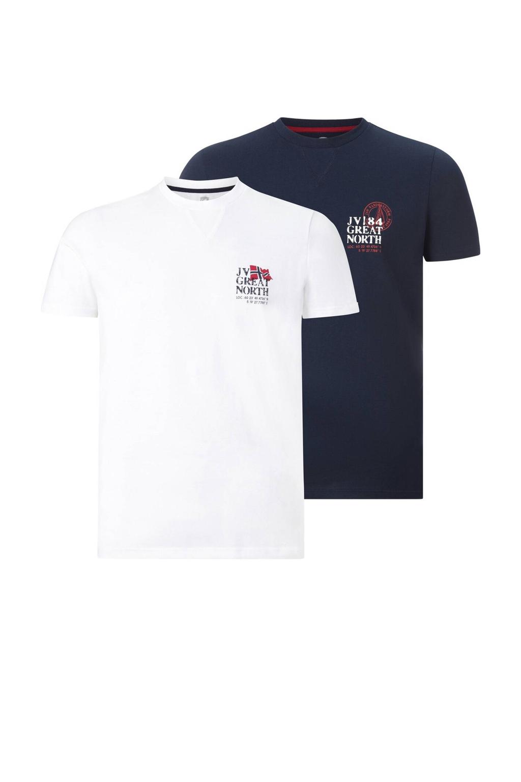 Jan Vanderstorm T-shirt ADEKE - (set van 2)