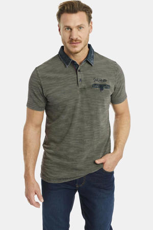 loose polo donkergroen
