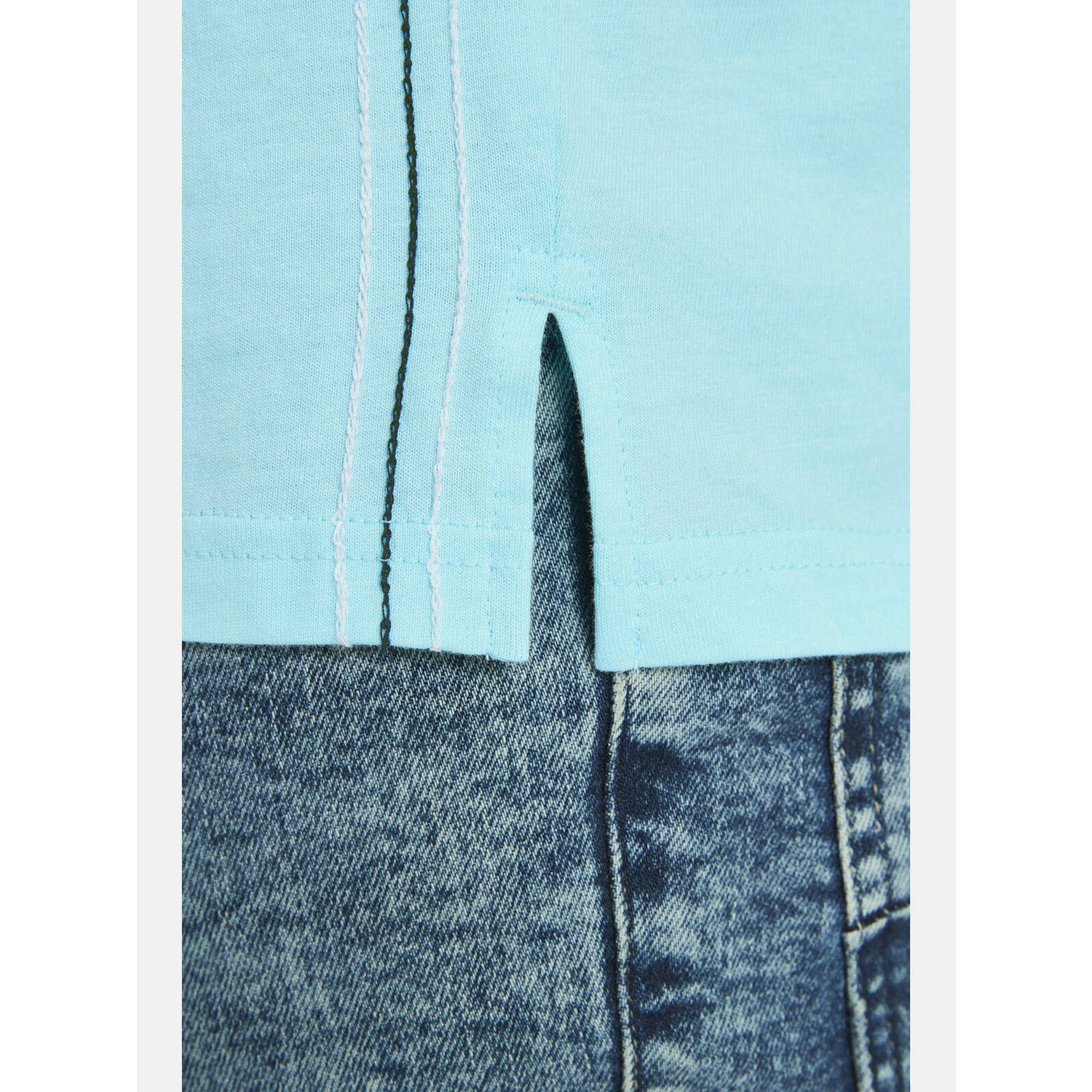 Jan Vanderstorm +FIT Collectie T-shirt Plus Size EILI turquoise