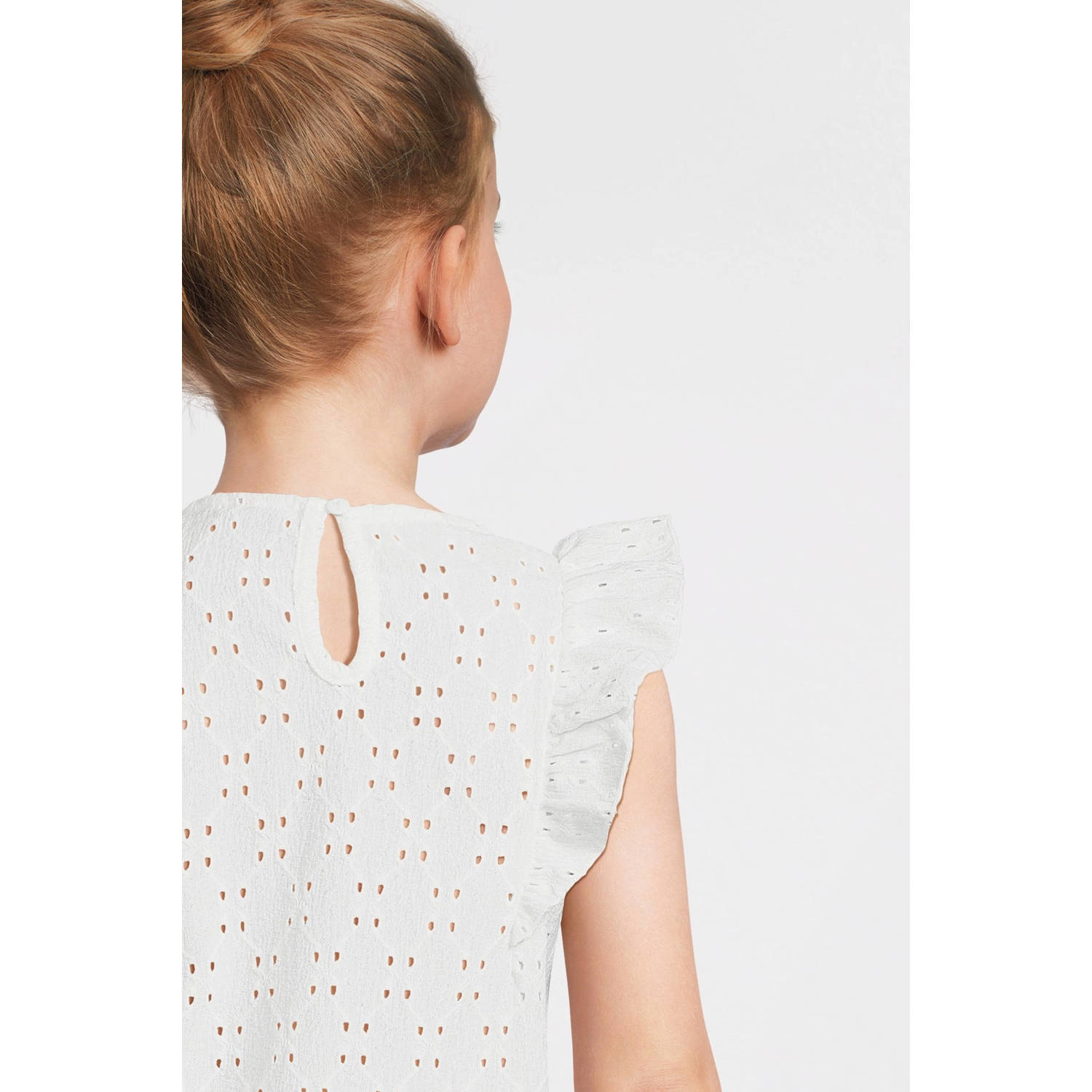 VERO MODA GIRL top VMPALMA wit