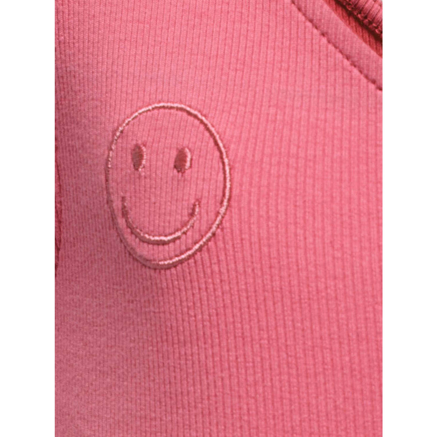 ONLY KIDS GIRL one shoulder top KOGNESSA koraalroze
