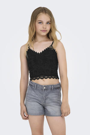 crop top KOGHONEY zwart