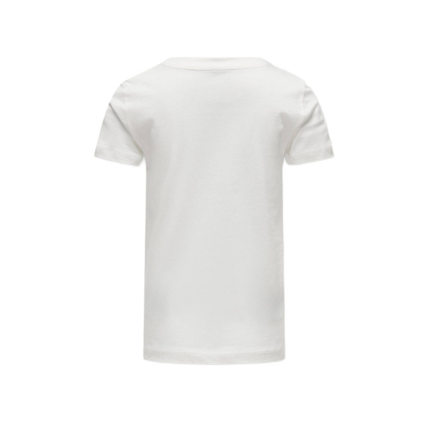 ONLY KIDS GIRL T-shirt KOGTRULY met printopdruk wit