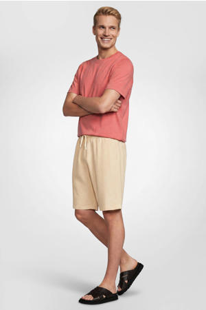 relaxed T-shirt lichtrood
