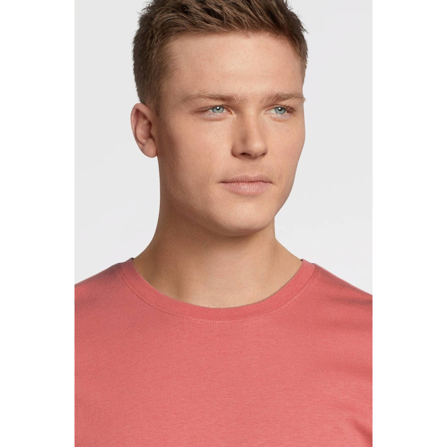 anytime relaxed T-shirt lichtrood
