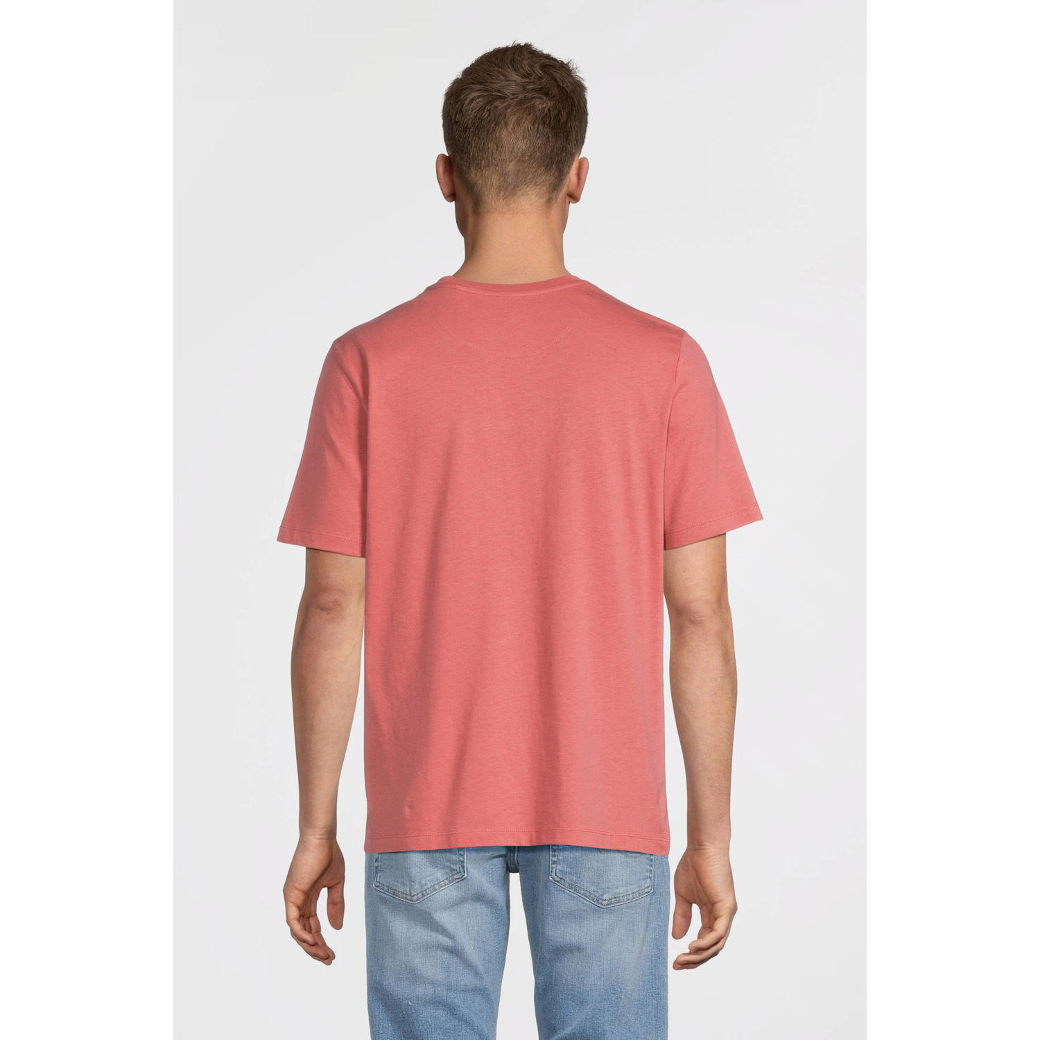 anytime relaxed T-shirt lichtrood